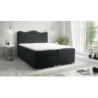 Fun Möbel Boxspringbett Schlafzimmerbett SULTAN New in Stoff Velvet