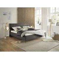 Musterring Polsterbett MUSTERRING "Elos", grau (9894 jab stoff anthrazit),