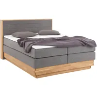 Home Affaire Boxspringbett HOME AFFAIRE "Cavan", grau (anthrazit), L:220cm,