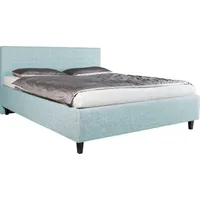 Alina Polsterbett ALINA "Pepe", blau (pastelltürkis tta 6), B:127cm