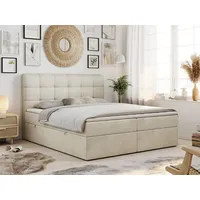 MKS Meble Boxspringbett Polsterbett mit Multipocket Matratze und Bettkasten