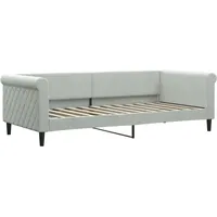 VidaXL Tagesbett Hellgrau 90x200 cm Samt