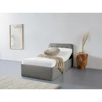 Westfalia Schlafkomfort Polsterbett "Rostock", grau, L:210cm, Bezug 100% Polyurethan,