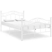 VidaXL Bett 120 x 200 cm Weiß