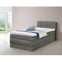 HAPO Boxspringbett 140 x 200 cm Grau