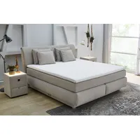 Jockenhöfer Gruppe Boxspringbett Carla, mit Bettkasten, Kaltschaum-Topper und Zierkissen,