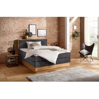 Home Affaire Boxspringbett HOME AFFAIRE "Cavan", grau (charcoal), L:220cm,