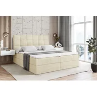 Altdecor Boxbett, Beige, Höhe ca. 21 cm, 140x200 cm,