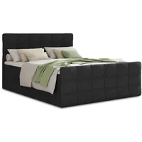 Sofnet Boxbett, Schwarz, (Inari 100), 160 x 200 cm,