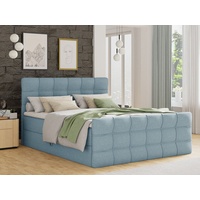 Sofnet Boxspringbett Best Lux mit Fußteil, 2 Bettkästen, Bonell-Matratze