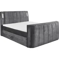 Ed exciting design Boxspringbett ED EXCITING DESIGN "Dallas", grau
