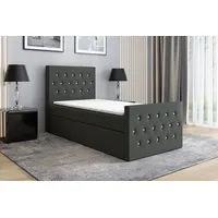 Mebloland Boxspringbett LILI mit Bonell-Matratze und Topper - 90x200