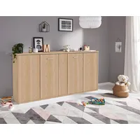 Priess Schrankbett PRIESS "Oregon", braun (edelbuchefarben), H:102cm, Schrankbetten, wahlweise