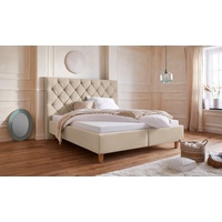 Home Affaire Polsterbett HOME AFFAIRE "Sunley 140", beige, B:203cm
