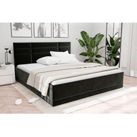 Westfalia Schlafkomfort Polsterbett "Prag", grau (anthrazit), B:180cm L:210cm, Bezug