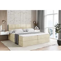 Altdecor Boxbett, Beige, Holzwerkstoff, Höhe ca. 20 cm 160x200