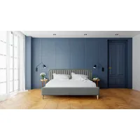 Fun Möbel Polsterbett Doppelbett MIAMI 160x200cm Komplettset in Stoff