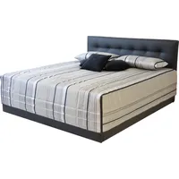 Westfalia Schlafkomfort Polsterbett "Ravenna", schwarz, B:150cm L:210cm, Bezug Bett: