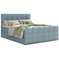 Sofnet Boxbett, (Blau (Vidar 83), 140 x 200 cm)