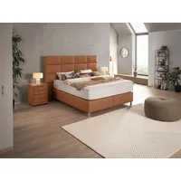 Alina Boxspringbett ALINA "Paige", braun (tonbraun hga 114), B:248cm