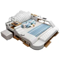 JV Möbel Multifunktionsbett Chesterfield Doppel Luxus Design Bett), 180x200