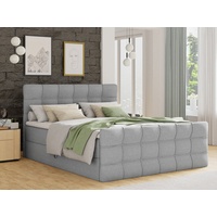 Sofnet Boxbett, Grau, Textil, H3, Rechteckig, 140x200 cm, Schlafzimmer,