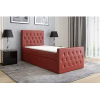Mebloland Boxspringbett LILI mit Bonell-Matratze und Topper - 90x200