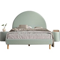 Vipack MOON best. aus Polsterbett 140/200 und 2 Hocker/Nachttische",