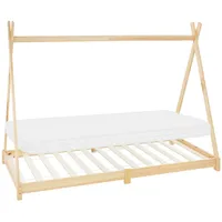 ML-Design Kinderbett Natur, Holz, 90x200 cm, Kinder- & Jugendzimmer,