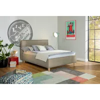 Alina Polsterbett ALINA "Hakon", beige (schlamm tls 49), B:161cm