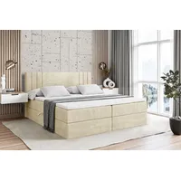 Altdecor Boxbett, Beige, Höhe ca. 20 cm, 120x200 cm,