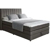Alina Boxspringbett ALINA "Marvin", braun (braungrau tra 4), B:151cm