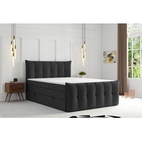 Möbel punkt Boxspringbett SALERNO mit Bettkasten 180 x 200