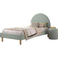 Vipack Polsterbett MOON 90x200 cm, inkl Lattenrost 1, Nachttisch,