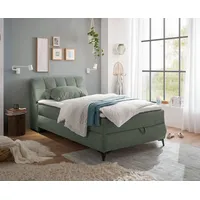 Ed exciting design ATLANTIS Boxbett 120x200 in Olive -