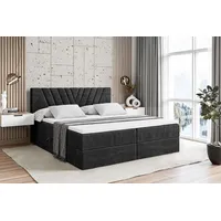 Altdecor Boxbett, Schwarz, Samt