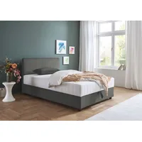 Atlantic Home Collection Bett "Corinna", grau (dunkelgrau), B:122cm H:97cm