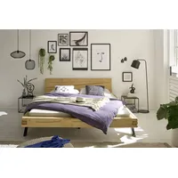 Stella Trading WORB Modernes Massivholzbett 180x200 - Komfortables &