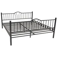 Moebel-direkt-online Santi 140 x 200 cm Schwarz