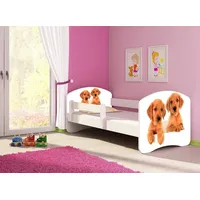 Clamaro Kinderbett, Babybett 70x140, 80x160, 80x180cm Juniorbett, Kind, Motiv,