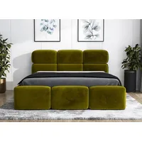 Mebloland Polsterbett MAROKO 180 x 200 mit Matratze und