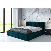 Mebloland Polsterbett CARLOS 180 x 200 mit Matratze und