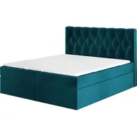 Mebloland Boxspringbett EIRIK 160 x 200 mit 2 Bettkästen,
