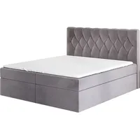Mebloland Boxspringbett EIRIK 180 x 200 mit 2 Bettkästen,