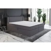 Mebloland Boxspringbett ALI 120 x 200 mit 2 Bettkästen,