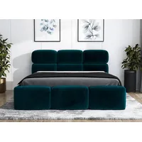 Mebloland Polsterbett MAROKO 140 x 200 mit Bettkasten. Farbe: