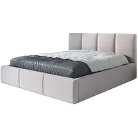Mebloland Polsterbett ORINO mit Bettkasten - 90x200 - beige