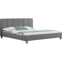 CARO-Möbel Polsterbett Jason Bettgestell 180x200 cm Doppelbett Designbett inklusive