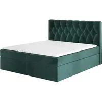 Mebloland Boxspringbett EIRIK 200 x 200 mit 2 Bettkästen,