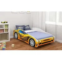 Luxusbetten24 Kinderbett Car mit verschiedenen Motiven - 180x80 -